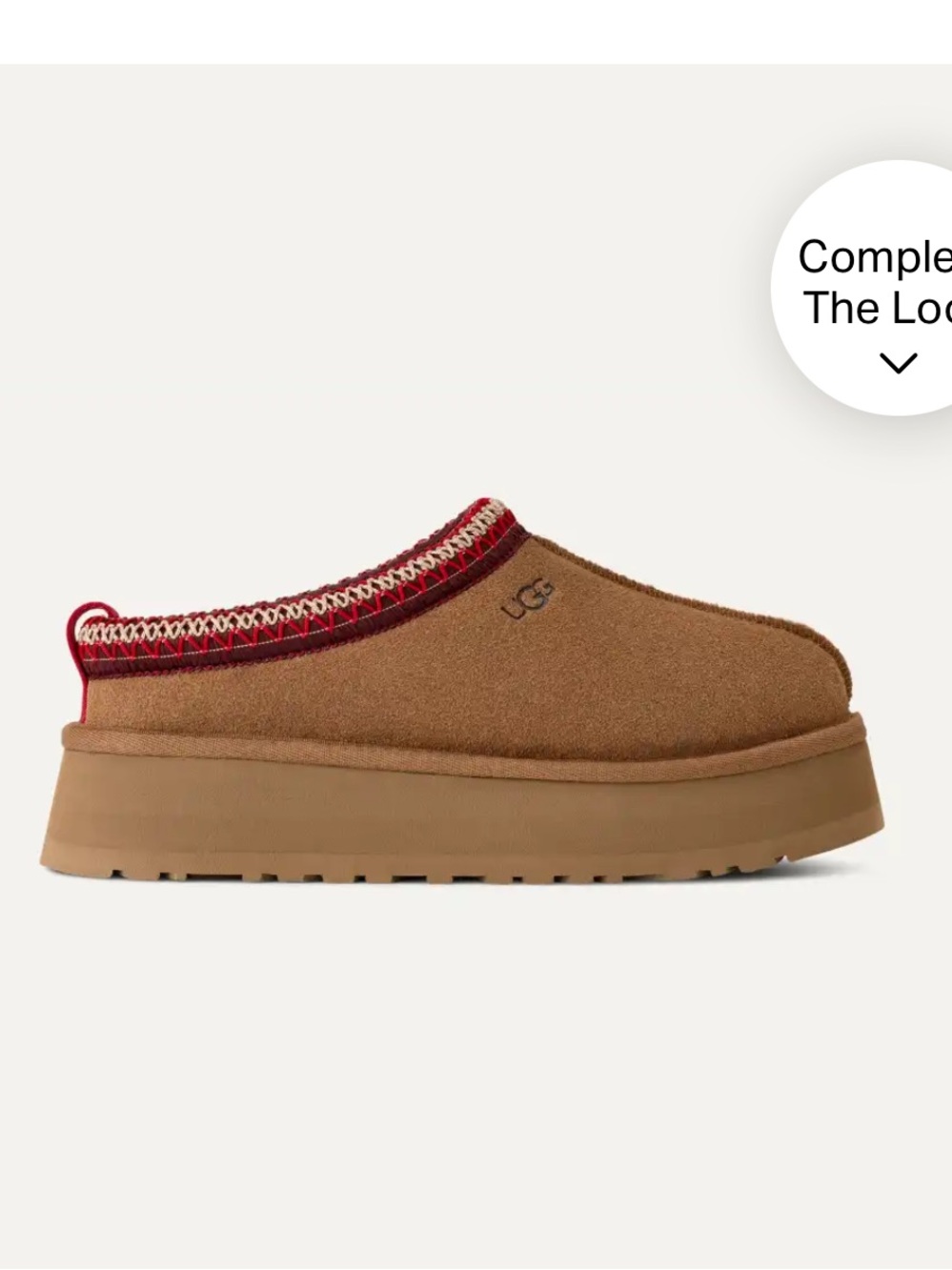 UGG Chestnut Taz II slippers,size 8